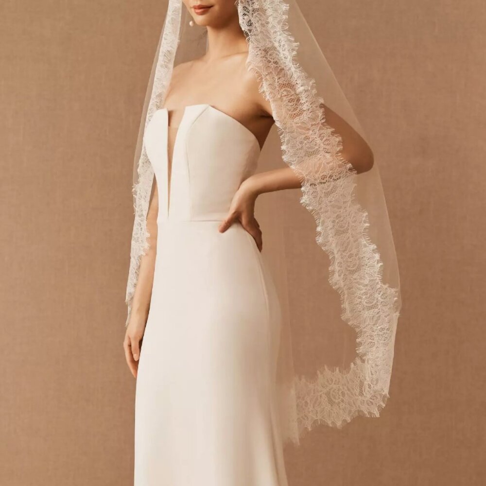Aleksa Karina Hemsley Veil Ivory Wedding Veil